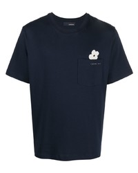 Lardini Logo Print Cotton T Shirt