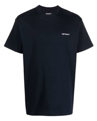 Carhartt WIP Logo Print Cotton T Shirt
