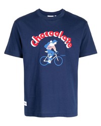 Chocoolate Logo Print Cotton T Shirt