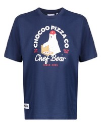 Chocoolate Logo Print Cotton T Shirt