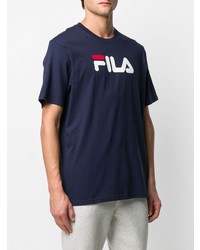 Fila Logo Print Crew Neck T Shirt