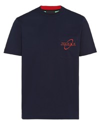 Prada Logo Print Crew Neck T Shirt