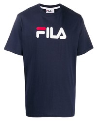 Fila Logo Print Crew Neck T Shirt