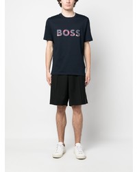 BOSS Logo Print Patch T Shirt