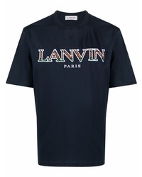 Lanvin Logo Print Short Sleeve T Shirt