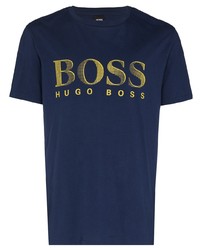 BOSS Logo Print Short Sleeve T Shirt