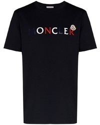 Moncler Logo Print Short Sleeve T Shirt