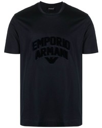 Emporio Armani Logo Print Short Sleeve T Shirt