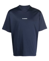 Jil Sander Logo Print Short Sleeve T Shirt