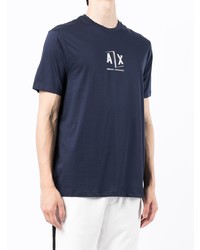 Armani Exchange Logo Print Short Sleeved T Shirt