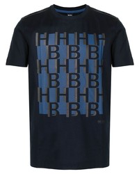 BOSS Logo Print Short Sleeved T Shirt