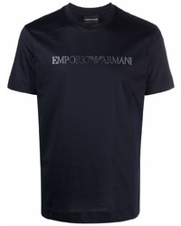 Emporio Armani Logo Print Short Sleeved T Shirt