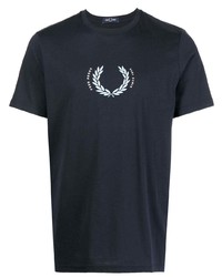 Fred Perry Logo Print Short Sleeved T Shirt