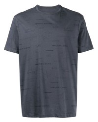 Armani Exchange Logo Print Short Sleeved T Shirt