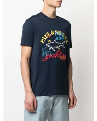 Paul & Shark Logo Print T Shirt