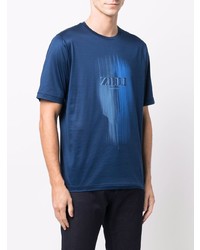 Zilli Logo Print T Shirt