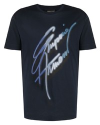 Emporio Armani Logo Print T Shirt