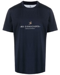 Brunello Cucinelli Logo Print T Shirt