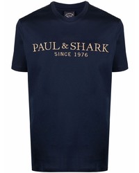 Paul & Shark Logo Print T Shirt