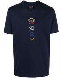 Paul & Shark Logo Print T Shirt