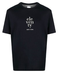 Eleventy Logo Print T Shirt