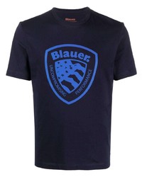 Blauer Logo Print T Shirt