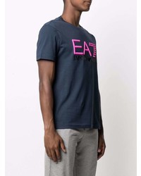 Ea7 Emporio Armani Logo Printed T Shirt