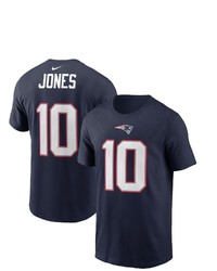 Nike Mac Jones Navy New England Patriots Player Name Number T Shirt At Nordstrom