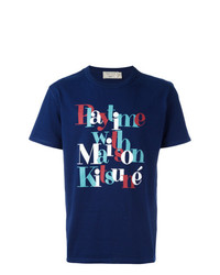 MAISON KITSUNÉ Maison Kitsun Printed Text T Shirt