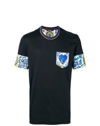 Dolce & Gabbana Majolica Trimmed T Shirt
