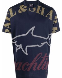 Paul & Shark Maxi Logo Print T Shirt