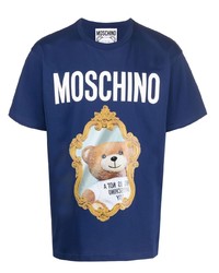 Moschino Mirror Teddy Logo T Shirt