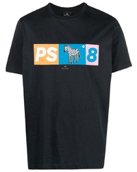 PS Paul Smith Motif Print Cotton T Shirt