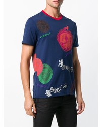 Versace Multiple Brand Motifs T Shirt