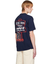 Online Ceramics Navy 1000 Miles From Nowhere T Shirt