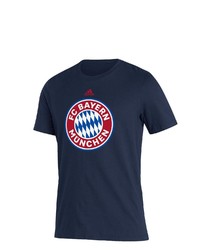 adidas Navy Bayern Munich Back Half T Shirt