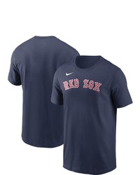 Nike Navy Boston Red Sox Team Wordmark T Shirt At Nordstrom