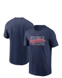 Nike Navy Cleveland Guardians Protect This Land T Shirt At Nordstrom
