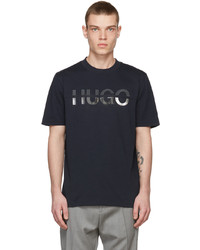 Hugo Navy Cotton Denghis T Shirt