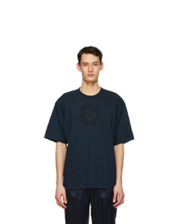 Acne Studios Navy Embroidered T Shirt