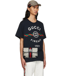 Gucci Navy Firenze 1921 T Shirt
