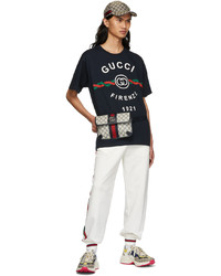 Gucci Navy Firenze 1921 T Shirt