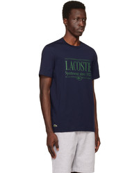 Lacoste Navy Graphic T Shirt