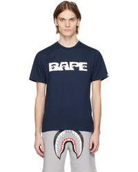 BAPE Navy Graphic T Shirt