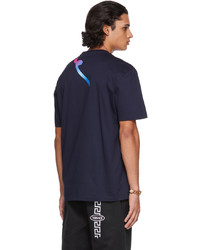 Versace Navy Gv Signature T Shirt