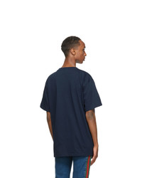 Gucci Navy Interlocking G Disk T Shirt