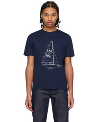 A.P.C. Navy Jeannot T Shirt