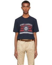 Saint Laurent Navy League T Shirt