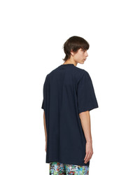Vetements Navy Logo Haute Couture T Shirt