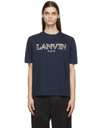 Lanvin Navy Logo T Shirt